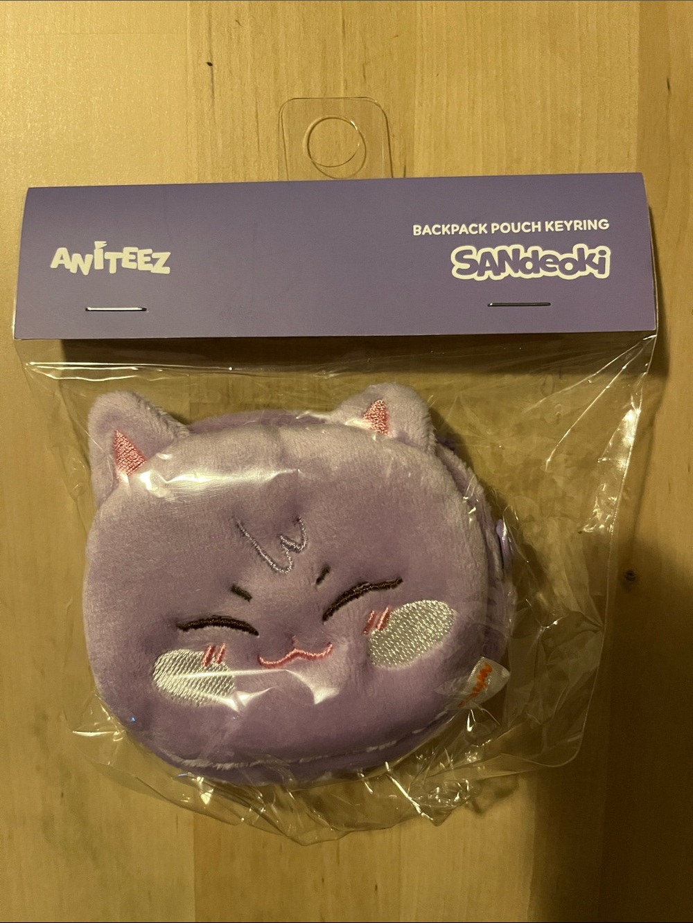 San of Ateez Aniteez Sandeoki Backpack keyring NEW